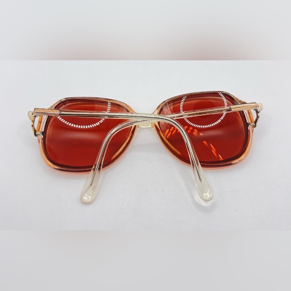 Vintage Clearvision Petite #5 Translucent Oval Sunglasses Frames Only - Picture 4 of 8